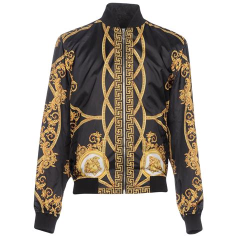 VERSACE PRINTED BOMBER JACKET as seen on BRUNO 